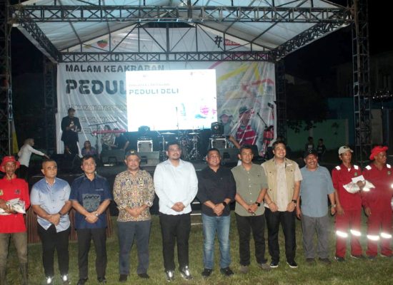 Kapolrestabes Medan Hadiri Malam Keakraban Peduli Deli di Lapangan Sejati