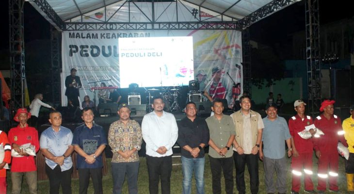 Kapolrestabes Medan Hadiri Malam Keakraban Peduli Deli di Lapangan Sejati