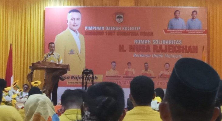 Memperkuat Silaturahmi, Rumah Solidaritas H.Musa Rajekshah Telah Diresmikan