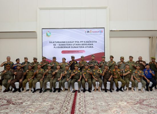 Pj Gubernur Sumut Harap Satpol PP Tampilkan Performa Profesional saat Tugas