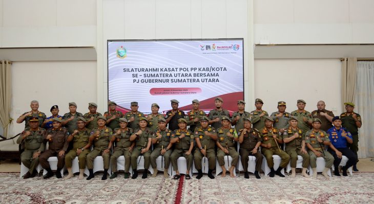 Pj Gubernur Sumut Harap Satpol PP Tampilkan Performa Profesional saat Tugas