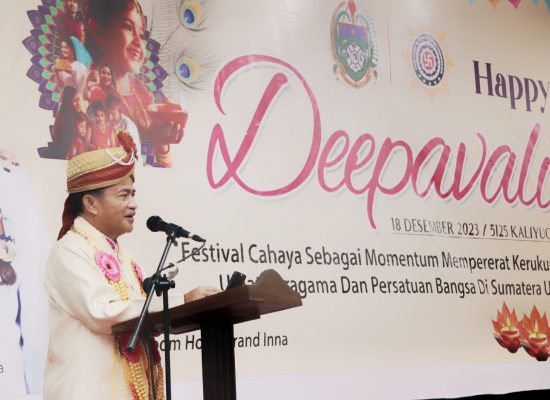 Hadiri Perayaan Deepavali, Hassanudin: Jadikan Daya Tarik Wisatawan untuk Berkunjung ke Sumut
