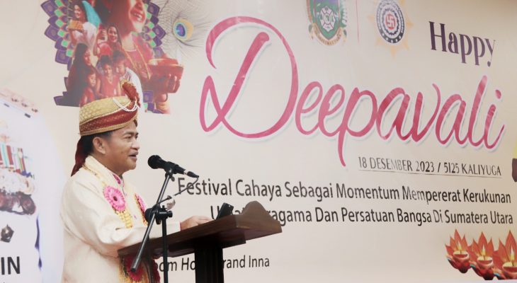 Hadiri Perayaan Deepavali, Hassanudin: Jadikan Daya Tarik Wisatawan untuk Berkunjung ke Sumut