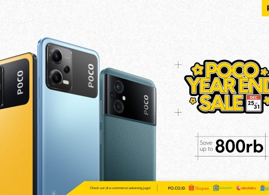 ‘Kado’ Akhir Tahun yang Manis, POCO YEAR END SALE Hemat hingga Rp. 800 Rupiah!