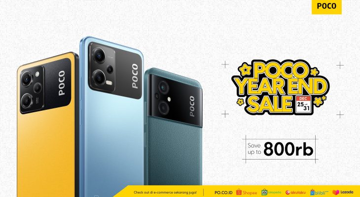 ‘Kado’ Akhir Tahun yang Manis, POCO YEAR END SALE Hemat hingga Rp. 800 Rupiah!