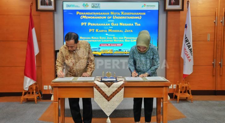 PGN Teken MoU Pasokan LNG dari KMJ