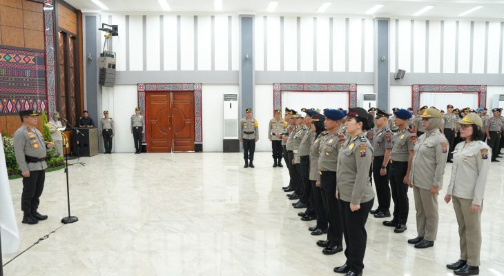 1.611 Personel Polda Sumut Naik Pangkat