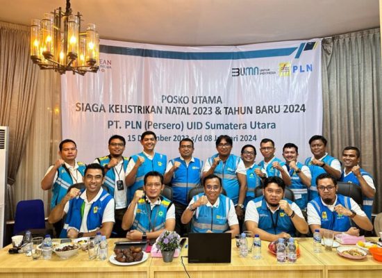 PLN UID Sumatera Utara Berhasil Amankan Pasokan Listrik Pada Malam Tahun Baru 2024