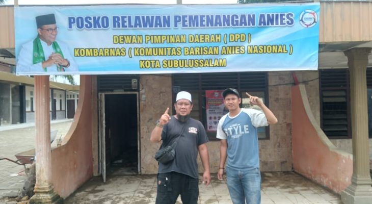 Kombarnas Kota Subulussalam Ajak Masyarakat Memilih Paslon Amin