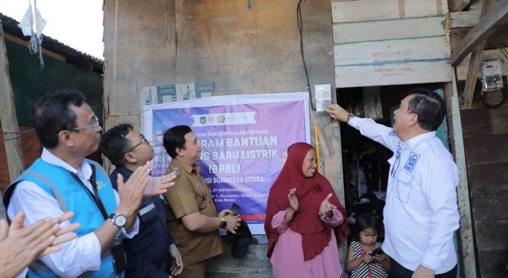 Sepanjang Tahun 2023, 4500 Keluarga Kurang Mampu Dapat Bantuan Pasang Baru Listrik PLN Gratis