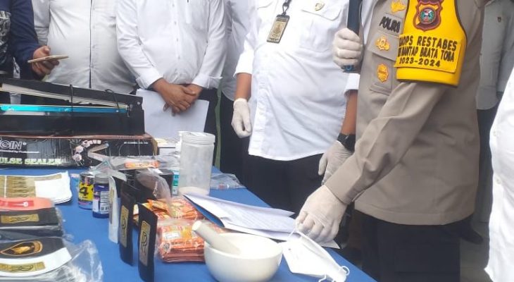 Satresnarkoba Polrestabes Medan Gerebek Home Industri Narkoba Jenis Baru