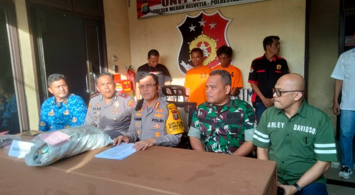 Seorang ART Bongkar Rumah Majikan Ditangkap Polsek Medan Helvetia di Perbaungan