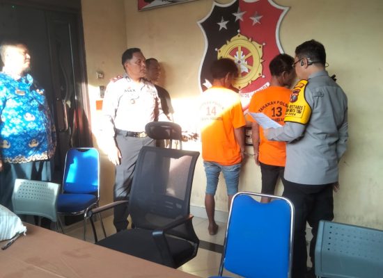 Polsek Medan Helvetia Bekuk dua Orang Maling Pagar Rumah Mewah
