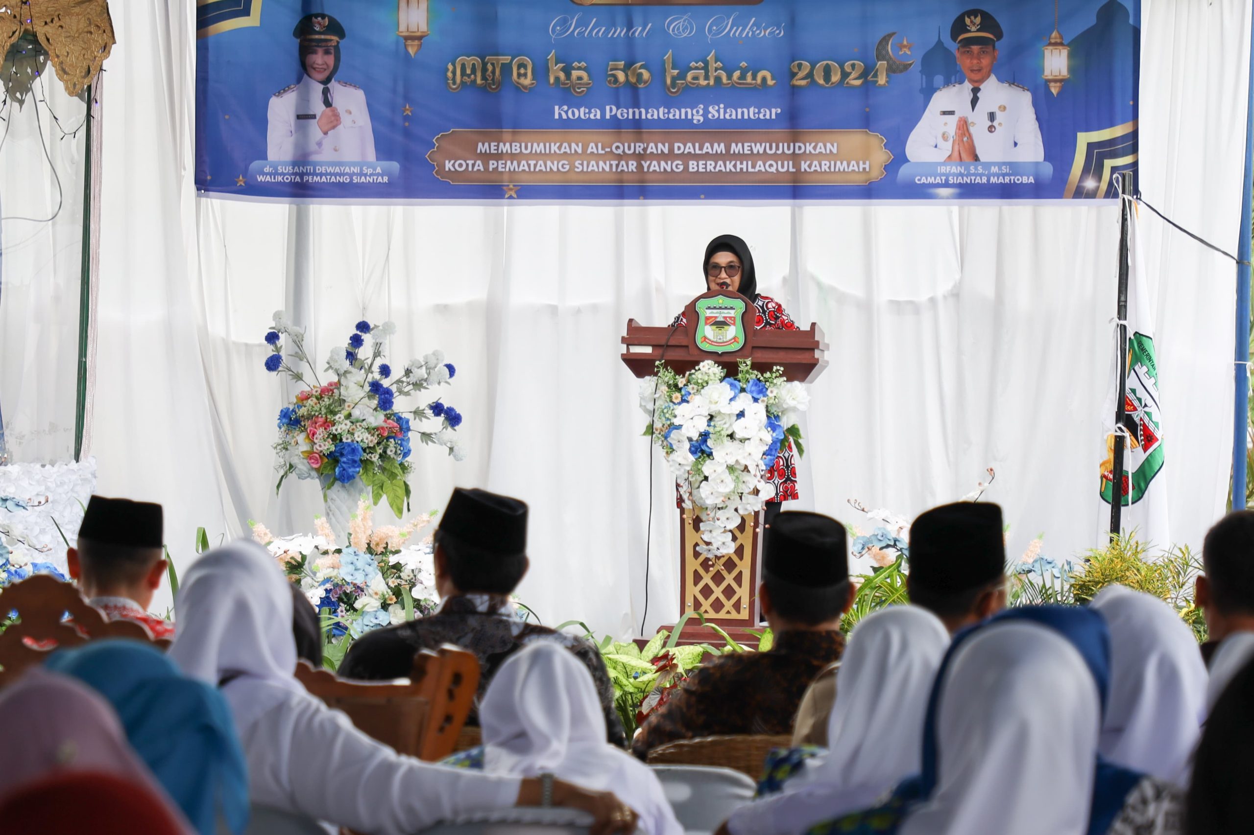 Hadiri Pembukaan MTQ-N ke-56,  Wali Kota Berharap Generasi Muda Islam Lebih Memahami Isi Kandungan Alquran