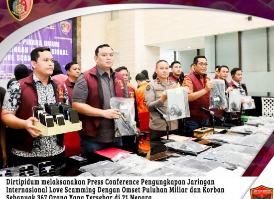 Polri Bongkar Sindikat Love Scamming Internasional Raup Rp50 Miliar Per Bulan