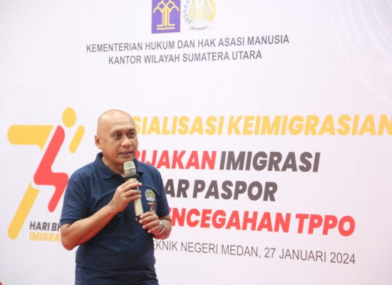 Semarak HBI Ke-74, Kolaborasi Jajaran Keimigrasian Kumham Sumut Hadirkan Layanan Paspor Simpatik di Kota Medan