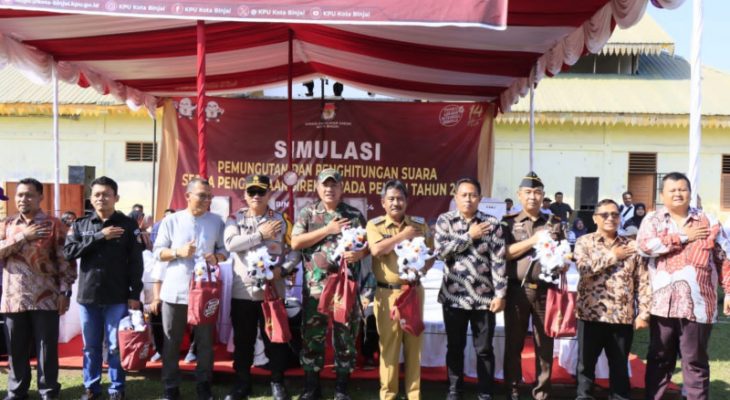 Simulasi Pemungutan dan Penghitungan Suara Pemilu 2024