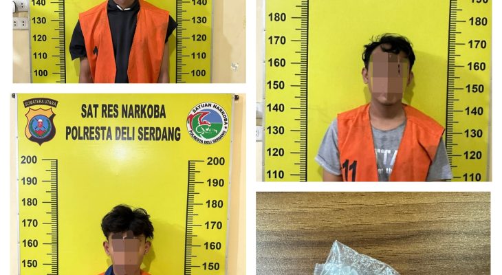 Gerebek Warnet, Polresta Deli Serdang Ciduk 3 Pemadat