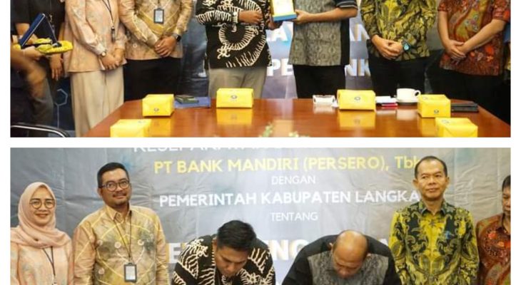 Pemkab Langkat & Bank Mandiri Teken MoU, Syah Afandin : Kesepakatan Bersama