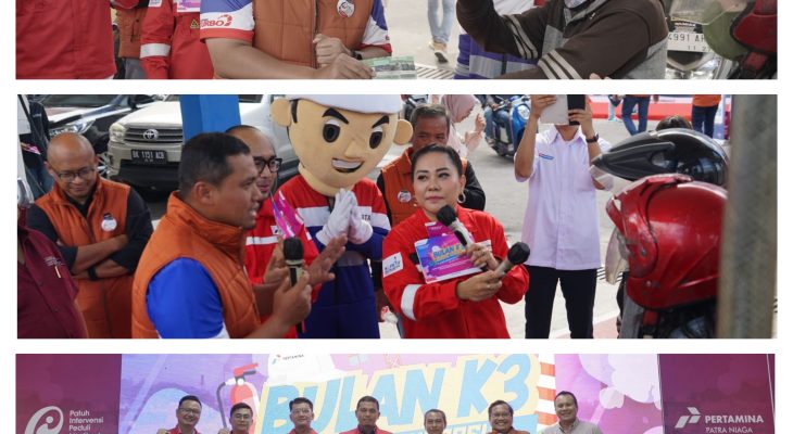 Bulan K3, Pertamina Patra Niaga Sampaikan Safety Campaign kepada Pelanggan di SPBU