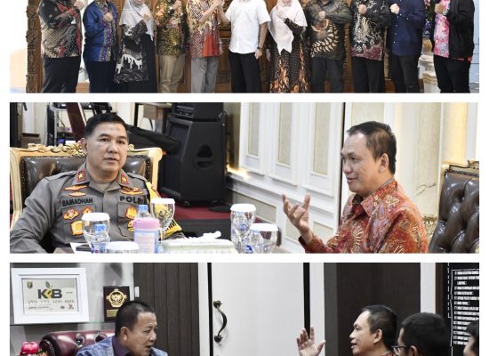 Dalam Mengawasi Persaingan Usaha & Kemitraan UMKM, Ketua KPPU Temui Gubernur dan Wakapolda Lampung