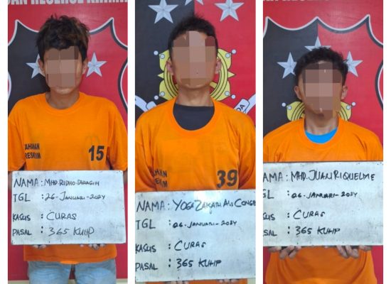 Trio Pelaku Curas Diciduk Polresta Deli Serdang, 1 Lagi Masih Diburu