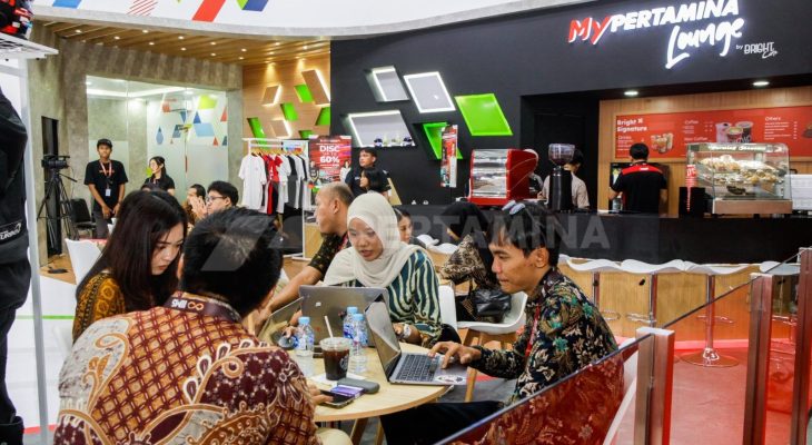 Pertamina Bright Cafe Ramaikan IIMS 2024 Sediakan Merchandise Official MotoGP, Minuman, dan Pastry