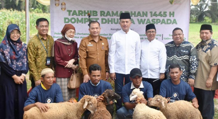 Sekda Resmikan Program Rumah Tempe dan Letakkan Batu Pertama Rumah Tahfidz Nur Amnah