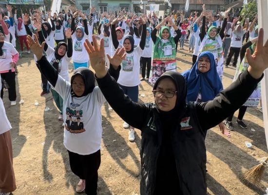 Afrida Ginting Caleg PKB Dapil 5 Gelar Senam Sehat bersama Sahabat Afrida & Ratusan Masyarakat Medan Maimun