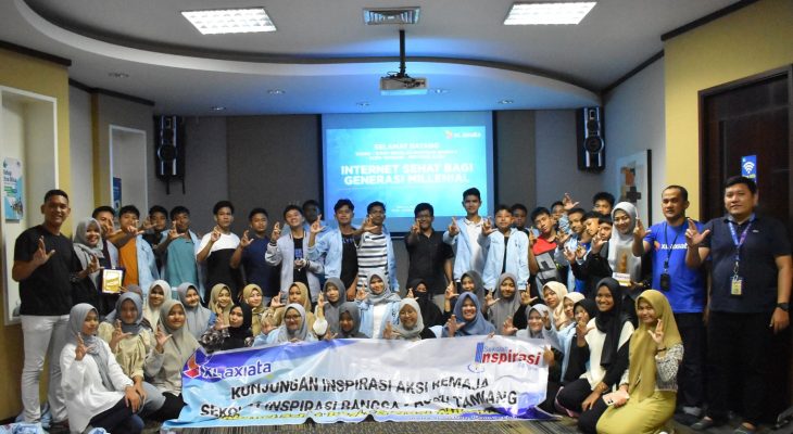 Sekolah Inspirasi Bangsa – Aceh Tamiang Kunjungi XL Axiata Medan