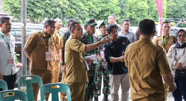 dr Susanti Diwakili Pj Sekda Bersama Forkopimda Tinjau Persiapan TPS