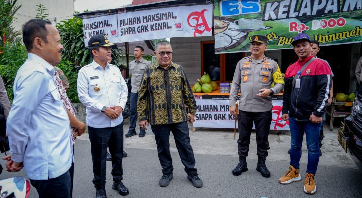Kapolda Sumut Tinjau TPS Pastikan Pemungutan Suara Aman