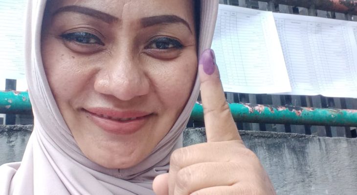 Lailatul Badri Awasi Jalannya Pemilu 2024, Pantau TPS di Dapil 3 Kota Medan