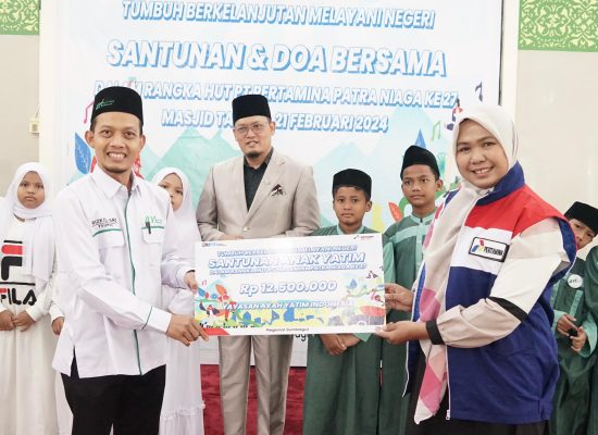 Menyambut HUT ke-27, Pertamina Patra Niaga Berbagi Kebahagiaan Kepada Ratusan Anak Yatim Piatu