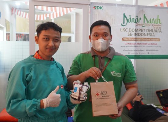 #RamadanMendekatkan, LKC Dompet Dhuafa Gelar Donor Darah di 12 Provinsi