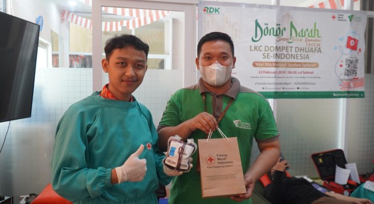 #RamadanMendekatkan, LKC Dompet Dhuafa Gelar Donor Darah di 12 Provinsi