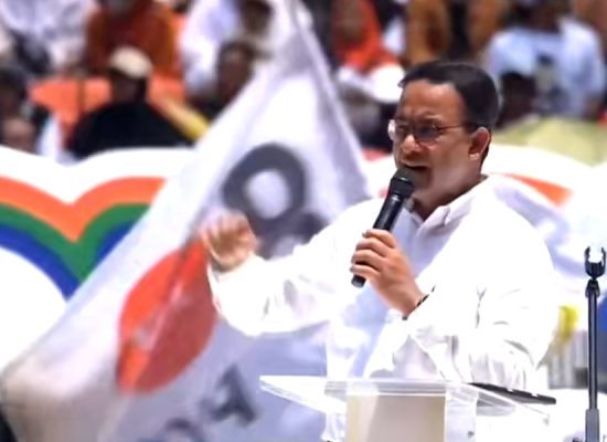 Kampanye Akbar Terakhir Capres-Cawapres 01, Anies Minta Maaf Jurnalis Sulit Meliput Kampanye Akbar di JIS