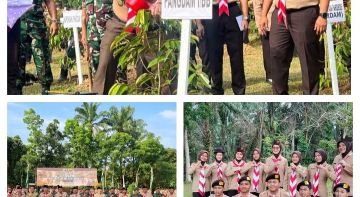 Pembukaan Perkemahan Pramuka Saka Wira Kartika Terpusat Kodam I/BB
