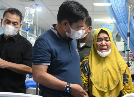 Pj Gubernur Sumut Kunjungi Sakira Nayla Lubis yang Mengalami Cedera Tengkorak Kepala