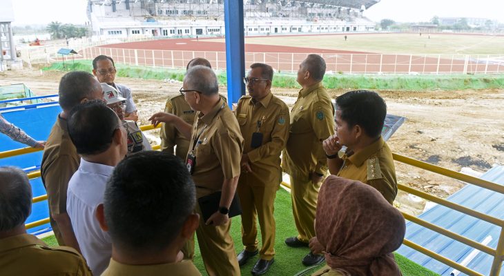 Tinjau Venue PON 2024, Pj Gubernur Sumut Pastikan Selesai Tepat Waktu