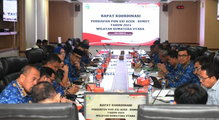 Progress Persiapan PON XXI On The Track, Pj Gubernur Sumut Minta OPD Tetap Jaga Semangat