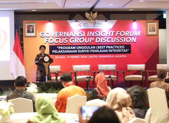 Gelar Governansi Insight Forum, OJK : Risiko Korupsi Jadi Tantangan Penegakan Integritas