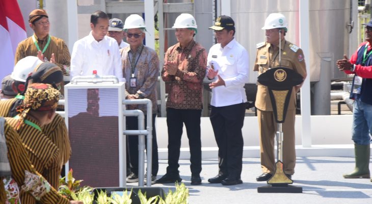 Bupati HM Ali Yusuf Siregar Hadiri Peresmian Pabrik Minyak Makan Merah Di Pagar Merbau