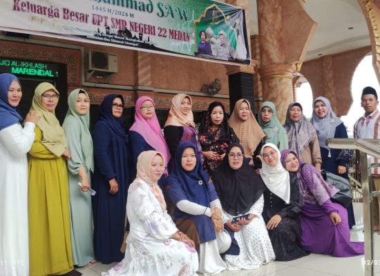 SMPN 22 Medan Peringati Acara Isra Mi’raj Nabi Muhammad SAW