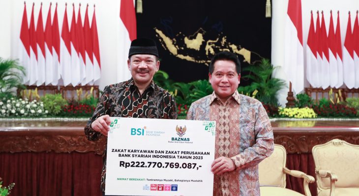 Perkuat Ekonomi Umat, BSI Serahkan Zakat Lebih dari Rp222 Miliar