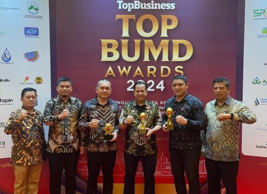 Perumda Tirtanadi Raih Top BUMD Awards Bintang 5, Dr Hassanuddin Top Pembina BUMD 2024, Kabir Bedi Top CEO BUMD 2024