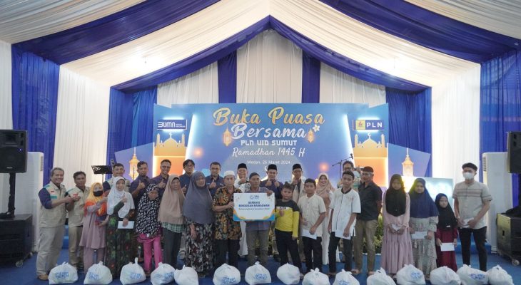 Berbagi Berkah di Bulan Ramadhan, PLN UID Sumatera Utara Bagikan 3.019 Paket Sembako