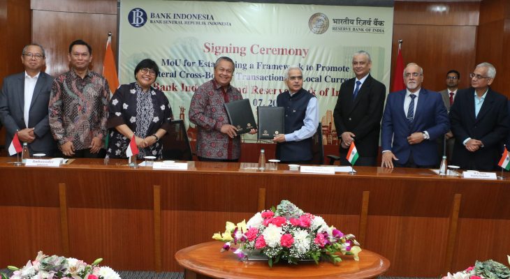 BI dan Reserve Bank of India Sepakati Kerjasama untuk Mendorong Mata Uang Lokal di Masing-Masing Negara