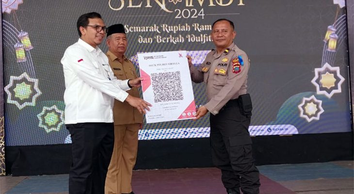 Polres Sibolga Didukung BI Lounching Pembayaran SKCK dengan QRIS
