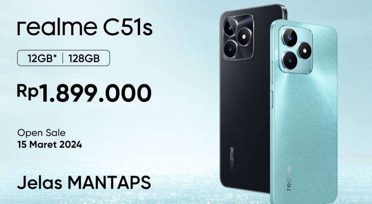 Mantaps Penuhi Kebutuhan Anak Muda, realme C51s Meluncur di Indonesia Dengan Harga Rp1.799.000,